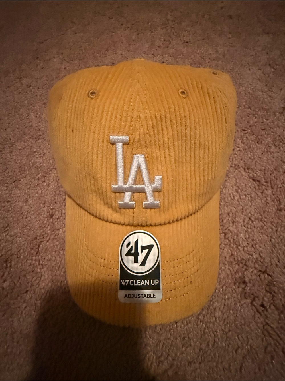 '47 Kids Corduroy LA Clean Up Cap - Mustard